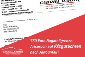 Kfzgutachten 300x200 - Wegen Schleudertrauma Schmerzensgeld: Sind mehr als 500 Euro Schadensersatz realistisch?