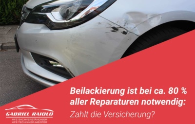 beilackierung 400x255 - Schaden am Auto: Durchschnittlich mehr als 3.000 Euro Schadenshöhe