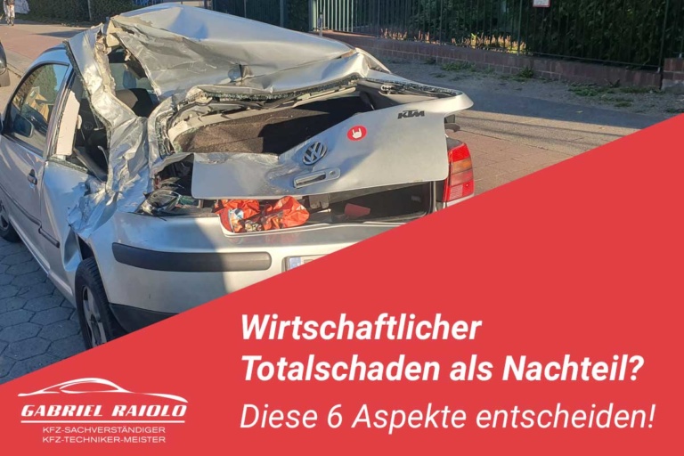 Wirtschaftlicher Totalschaden ein Nachteil? Wir geben Antworten Wirtschaftlicher Totalschaden ein Nachteil? Wir geben Antworten